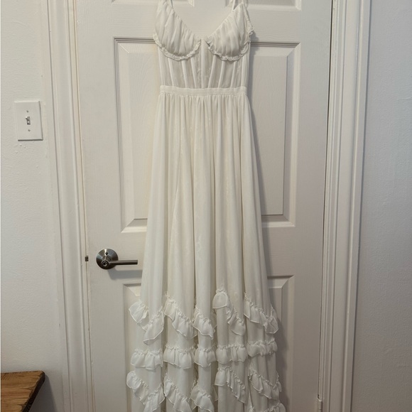 V. Chapman Dresses & Skirts - V. Chapman Carnen Corset Ruffled Dress